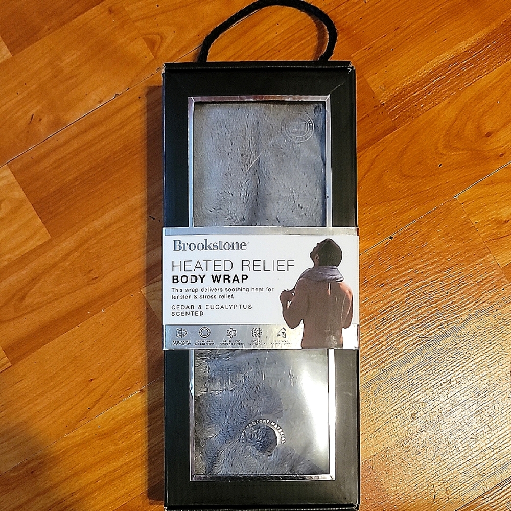 Brookstone Heated Relief Body Wrap - Black